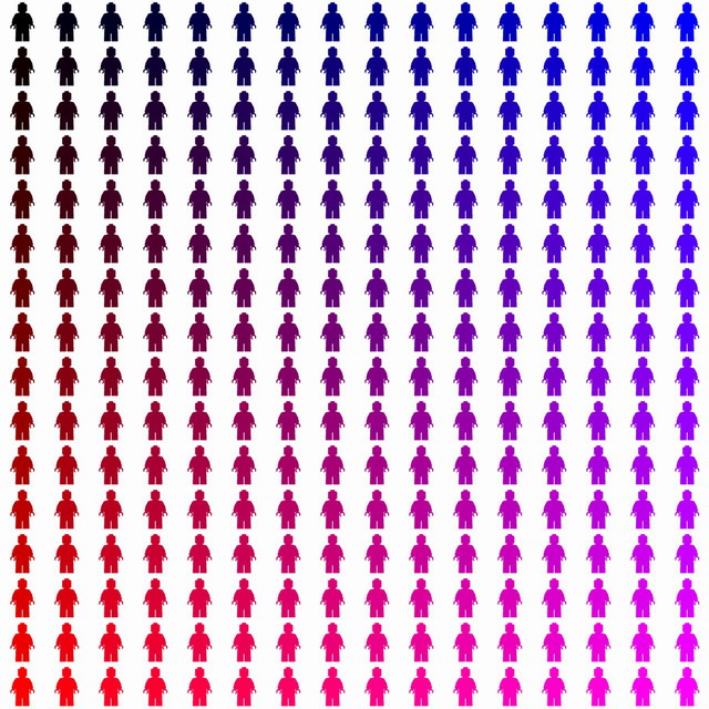 Minifigure Classic Colors