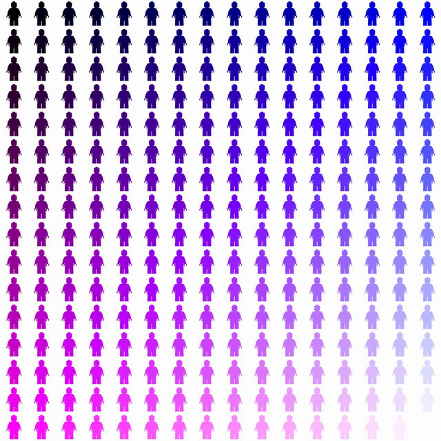 Minifigure Classic Colors