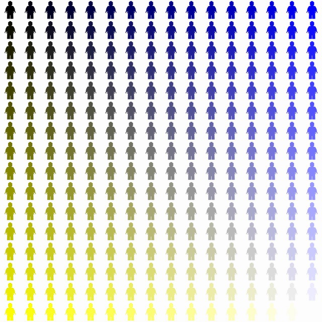 Minifigure Classic Colors