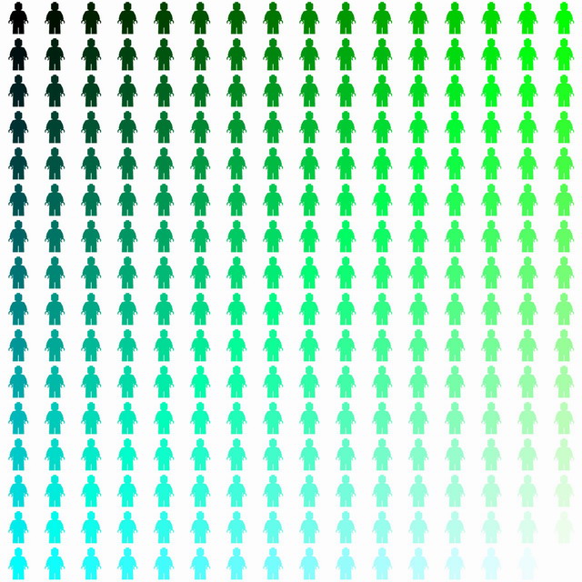 Minifigure Classic Colors