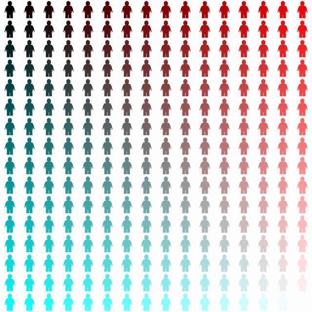 Minifigure Classic Colors