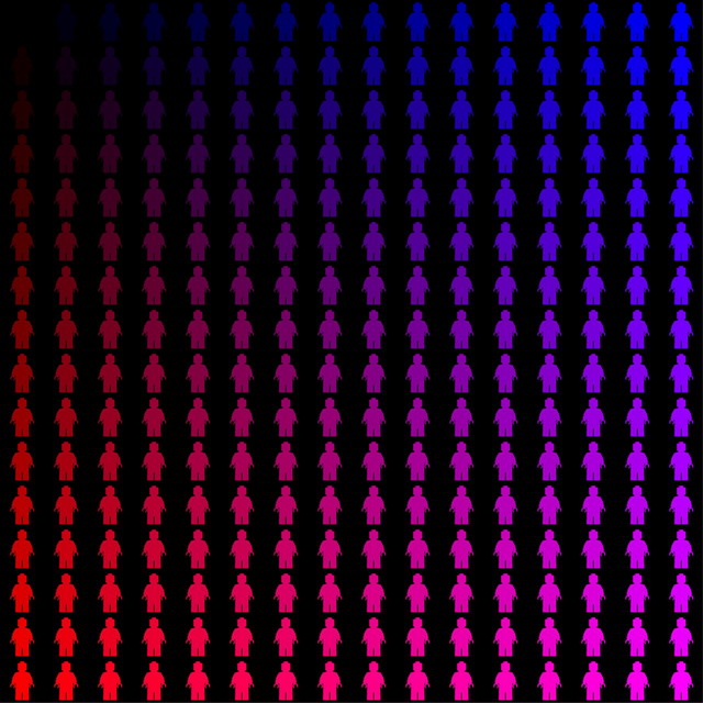 Minifigure Classic Colors