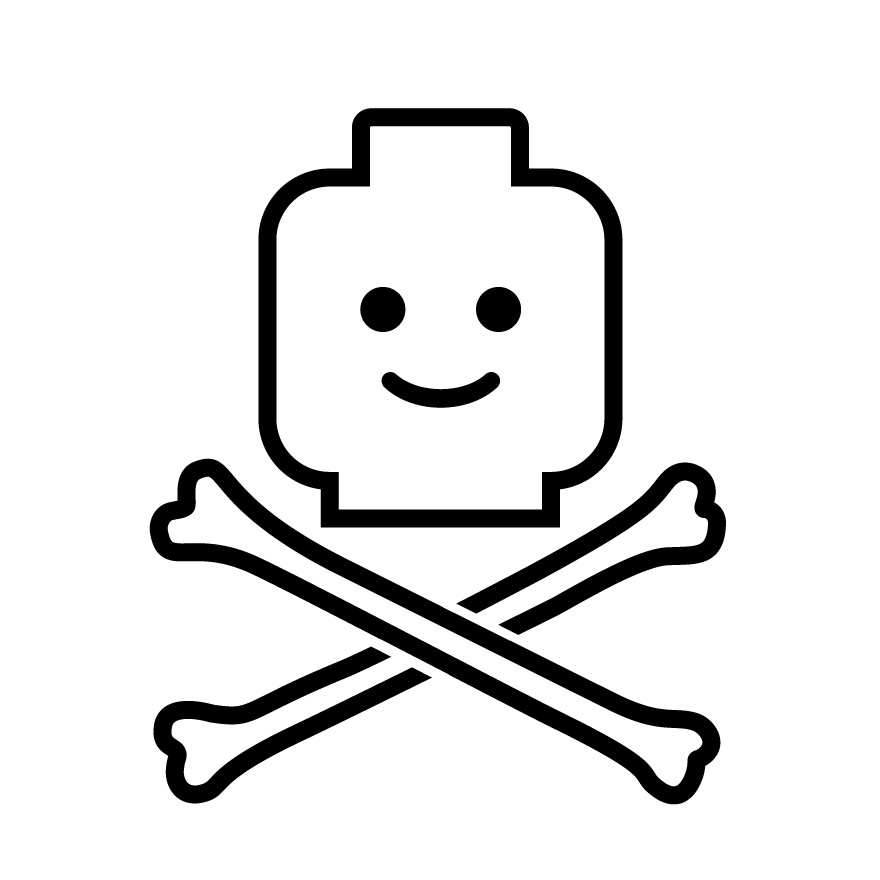 Jolly Minifigure Head